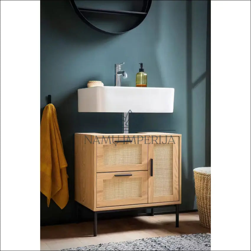 Pastatoma vonios spintelė KI1214 - €74 Save 50% 50-100, __label:Pristatymas 1-2 d.d., color-juoda, color-ruda,