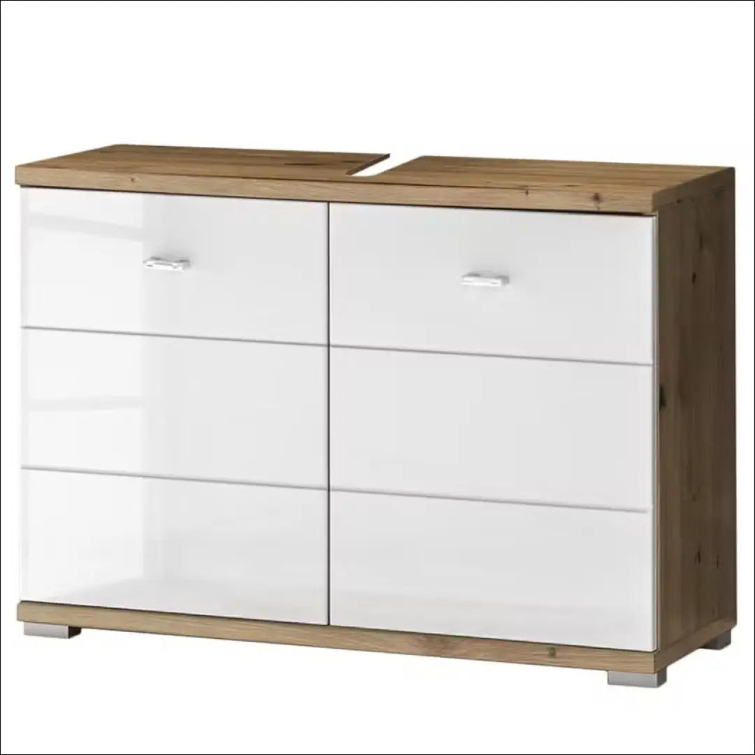 Pastatoma vonios spintelė KI1224 - €44 Save 50% 25-50, __label:Pristatymas 1-2 d.d., color-balta, color-ruda,