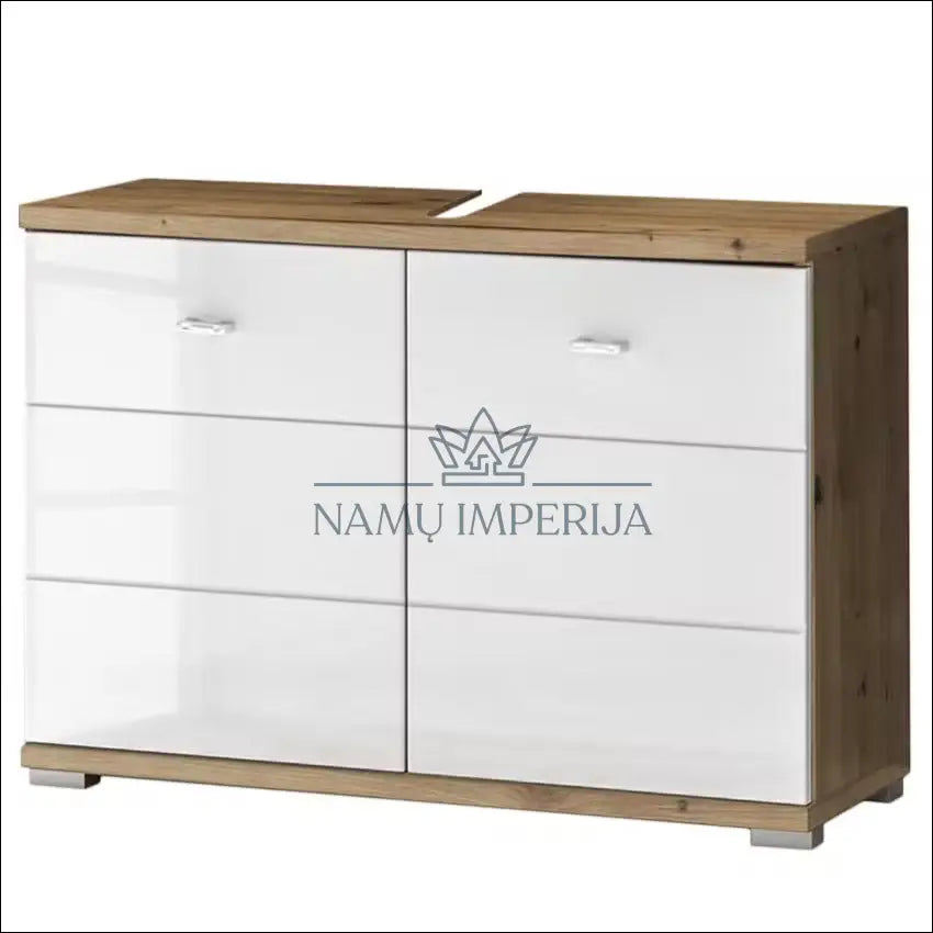 Pastatoma vonios spintelė KI1224 - €44 Save 50% 25-50, __label:Pristatymas 1-2 d.d., color-balta, color-ruda,