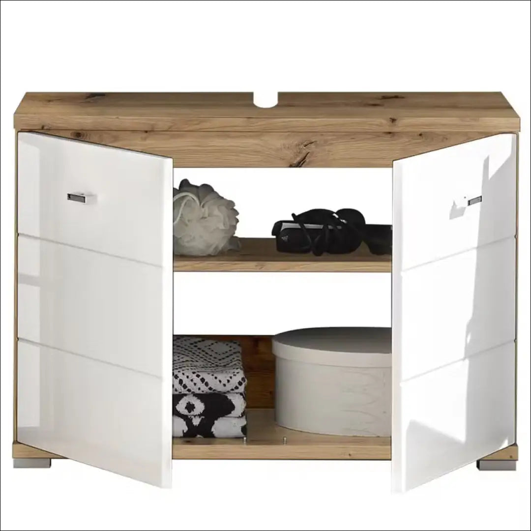 Pastatoma vonios spintelė KI1224 - €44 Save 50% 25-50, __label:Pristatymas 1-2 d.d., color-balta, color-ruda,