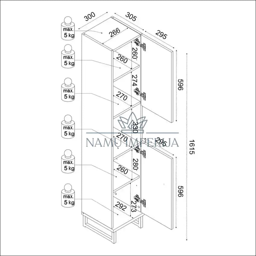 Pastatoma vonios spintelė KI1249 €72 Save 50% 50 100, __label:Pristatymas 1 2 d.d., color balta, pilka, material
