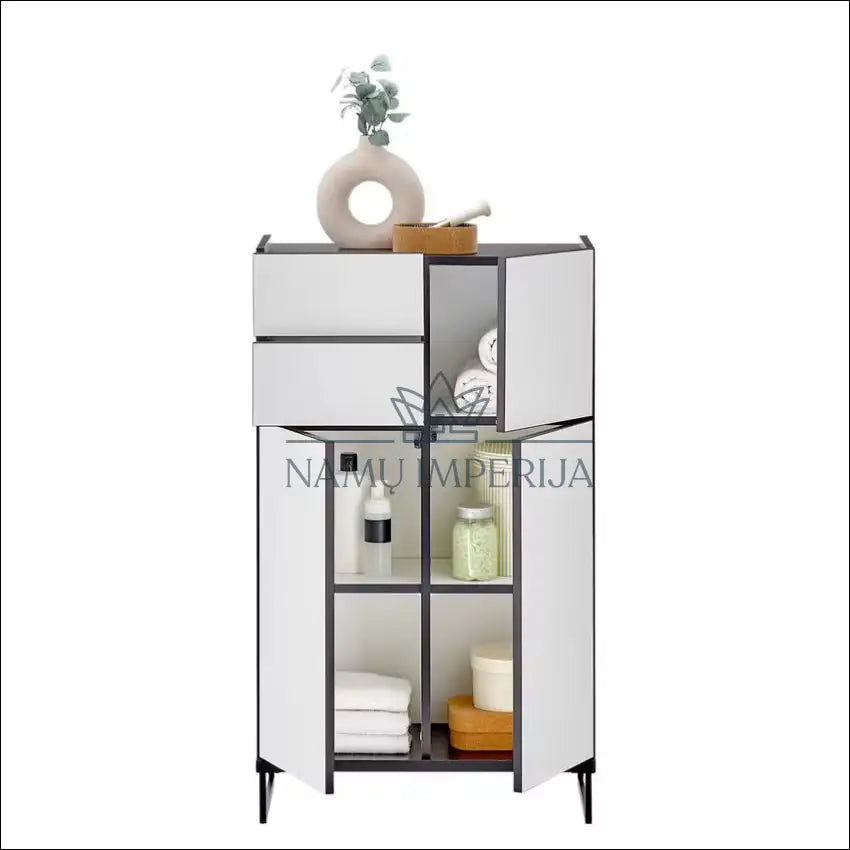 Pastatoma vonios spintelė KI1266 €83 Save 50% 50 100, __label:Pristatymas 1 2 d.d., color balta, pilka, material