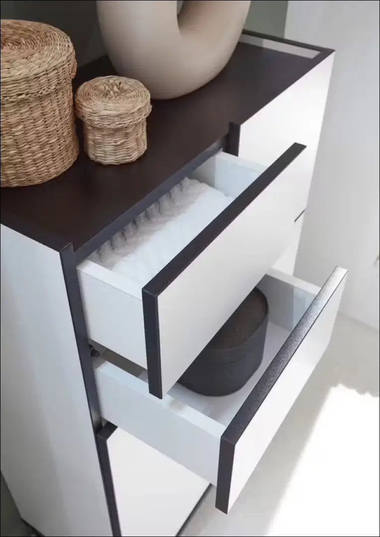 Pastatoma vonios spintelė KI1266 - €83 Save 50% 50-100, __label:Pristatymas 1-2 d.d., color-balta, color-pilka,