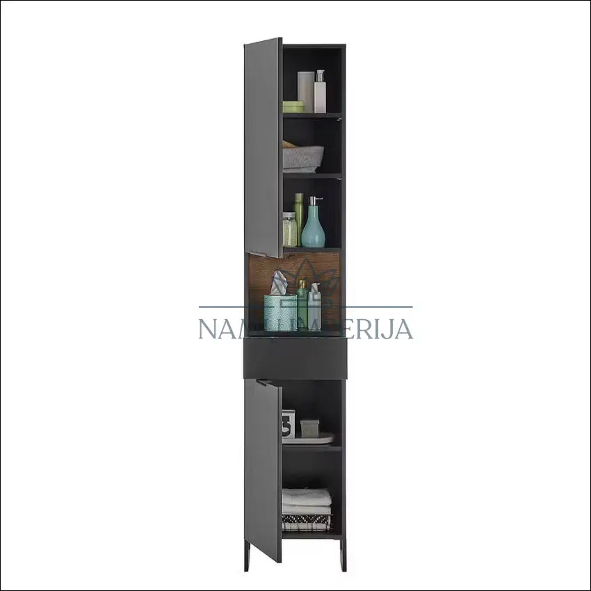 Pastatoma vonios spintelė KI1271 €83 Save 50% 50 100, __label:Pristatymas 1 2 d.d., color juoda, material mdf, Push