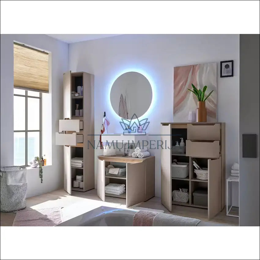 Pastatoma vonios spintelė KI1273 €64 Save 50% 50 100, __label:Pristatymas 1 2 d.d., color kremas, ruda, material mdf