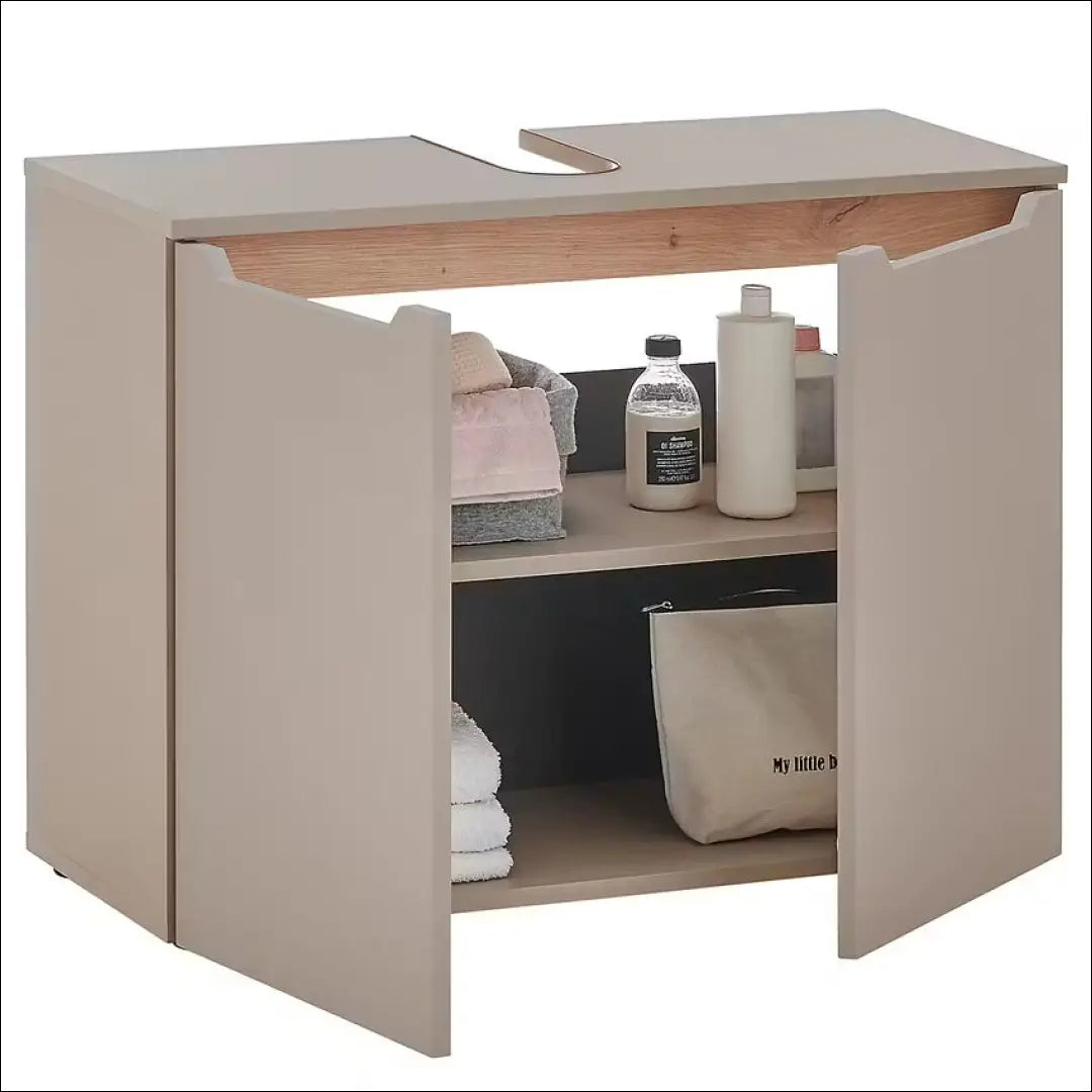 Pastatoma vonios spintelė KI1273 - €64 Save 50% 50-100, __label:Pristatymas 1-2 d.d., color-kremas, color-ruda,