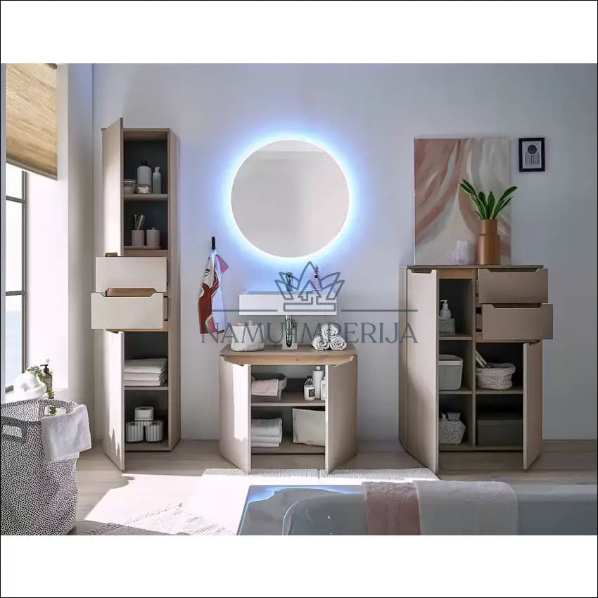 Pastatoma vonios spintelė KI1273 €64 Save 50% 50 100, __label:Pristatymas 1 2 d.d., color kremas, ruda, material mdf