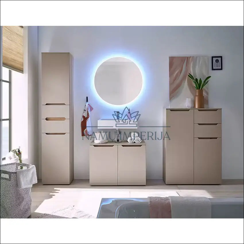 Pastatoma vonios spintelė KI1273 €64 Save 50% 50 100, __label:Pristatymas 1 2 d.d., color kremas, ruda, material mdf