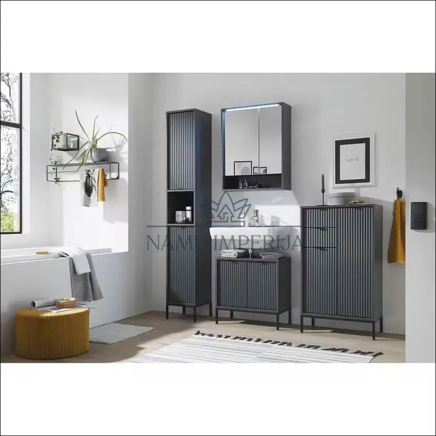 Pastatoma vonios spintelė KI1276 €120 Save 50% 100 200, __label:Pristatymas 1 2 d.d., color pilka, material mdf,