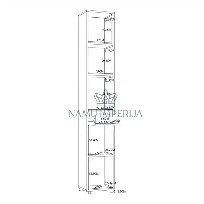 Pastatoma vonios spintelė KI1282 €45 Save 60% 25 50, __label:Pristatymas 1 2 d.d., color balta, material mediena,