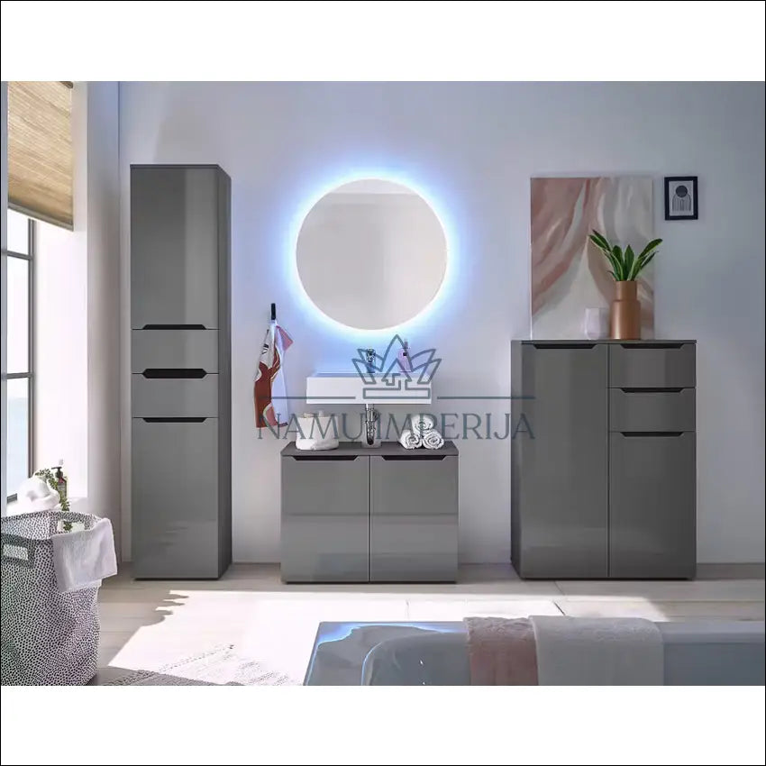 Pastatoma vonios spintelė KI1288 €55 Save 50% 50 100, __label:Pristatymas 1 2 d.d., color pilka, material mdf, kambarys