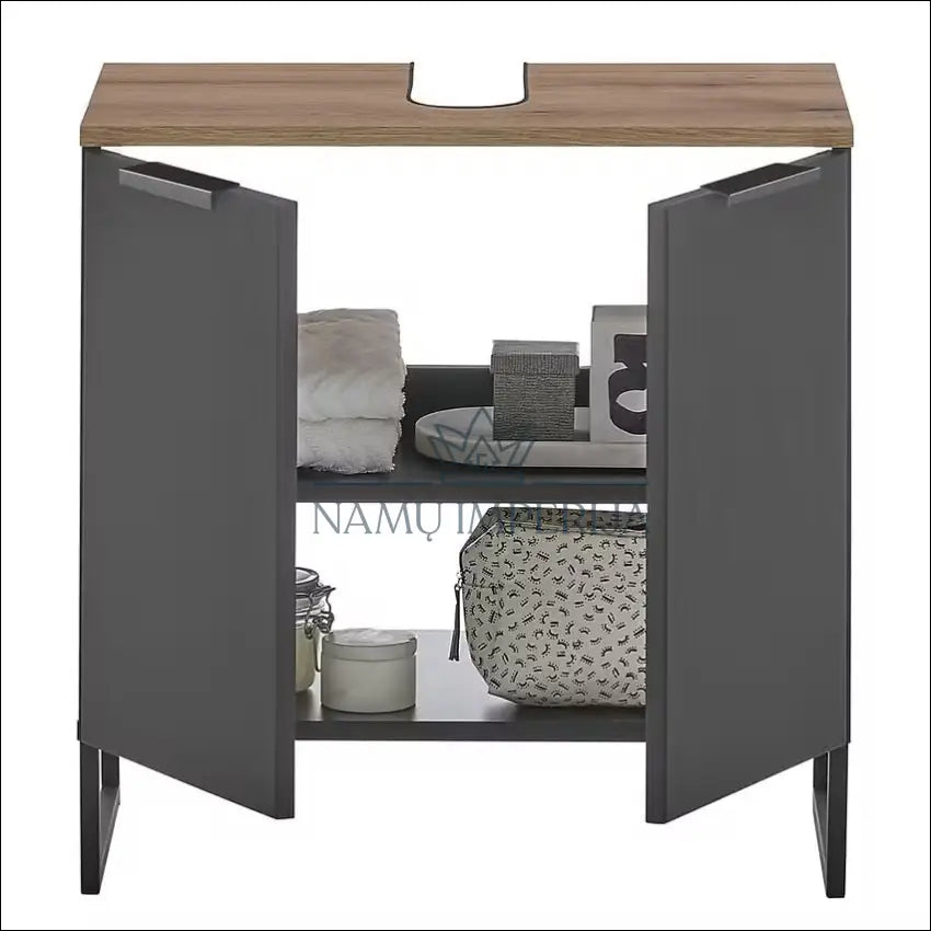Pastatoma vonios spintelė KI1296 €53 Save 50% 50 100, __label:Pristatymas 1 2 d.d., color juoda, ruda, material mdf €50