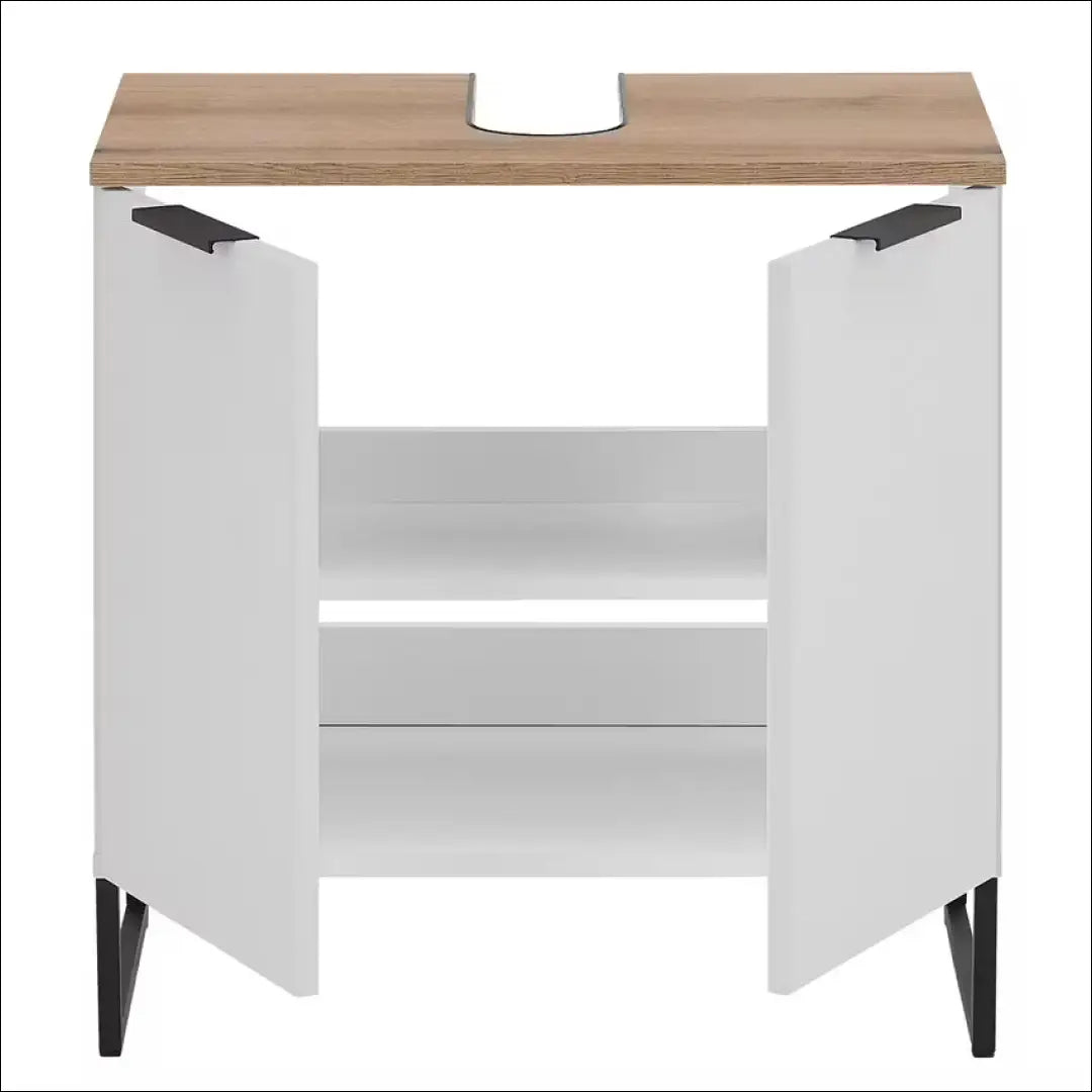 Pastatoma vonios spintelė KI1297 - €53 Save 50% 50-100, __label:Pristatymas 1-2 d.d., color-balta, color-ruda,