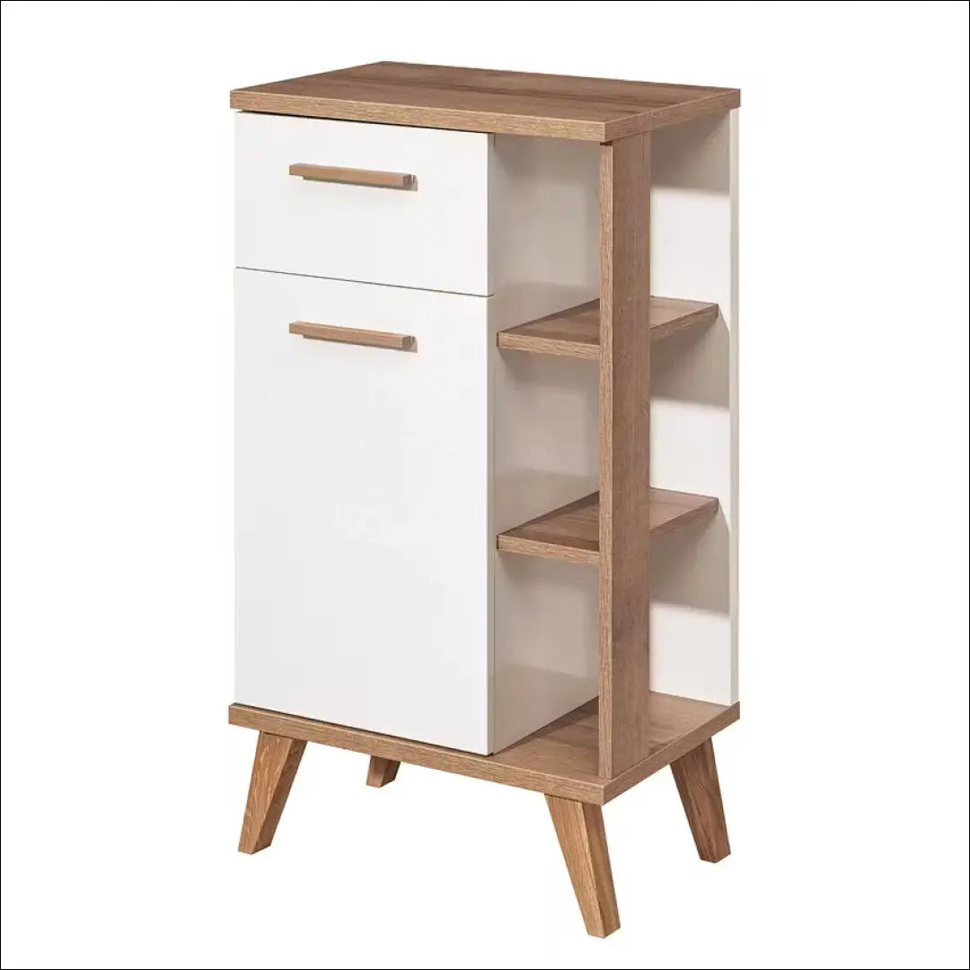 Pastatoma vonios spintelė KI1299 - €80 Save 50% 50-100, __label:Pristatymas 1-2 d.d., color-balta, color-ruda,