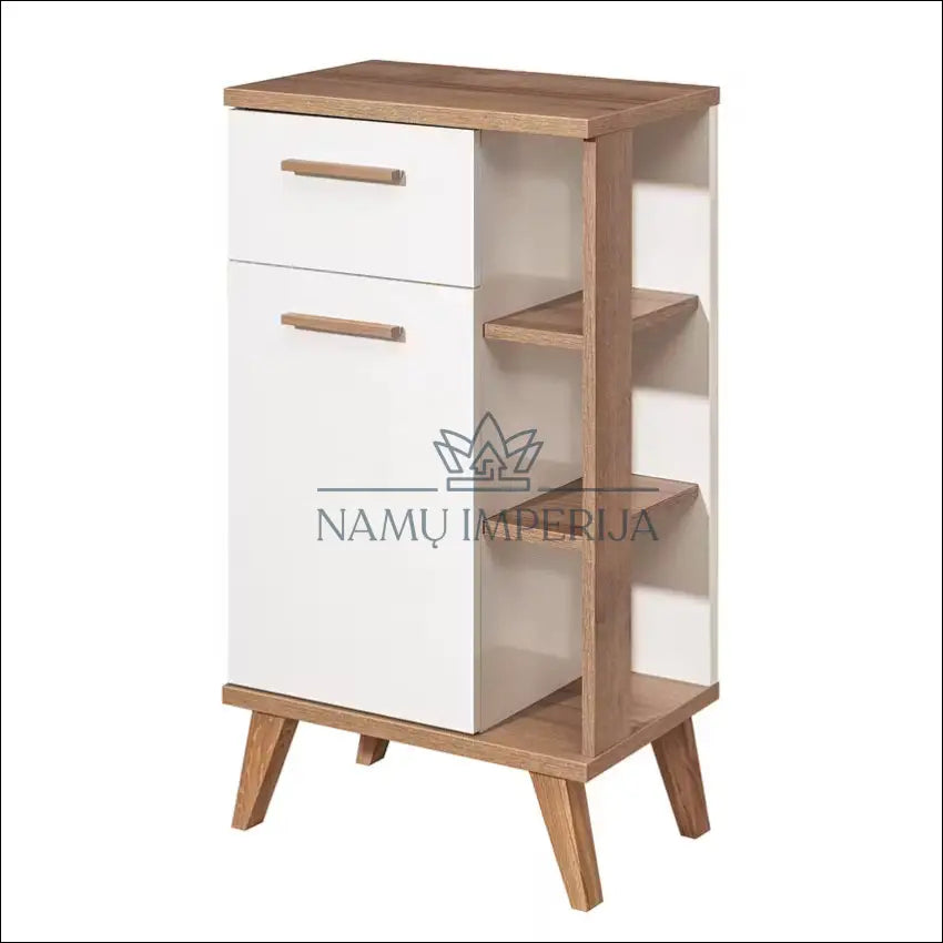 Pastatoma vonios spintelė KI1299 €80 Save 50% 50 100, __label:Pristatymas 1 2 d.d., color balta, ruda, material mediena