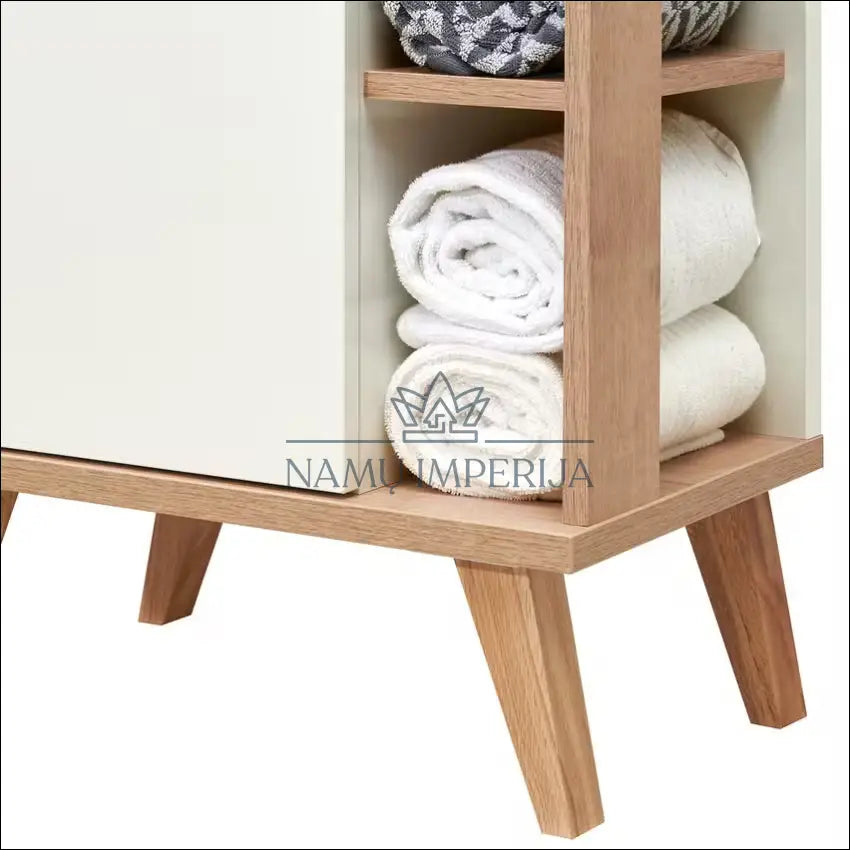 Pastatoma vonios spintelė KI1299 €80 Save 50% 50 100, __label:Pristatymas 1 2 d.d., color balta, ruda, material mediena
