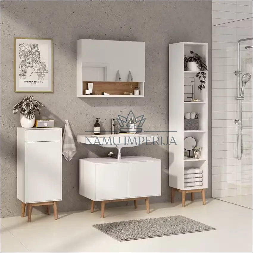 Pastatoma vonios spintelė KI1306 €65 Save 50% 50 100, __label:Pristatymas 1 2 d.d., color balta, ruda, material mdf €50