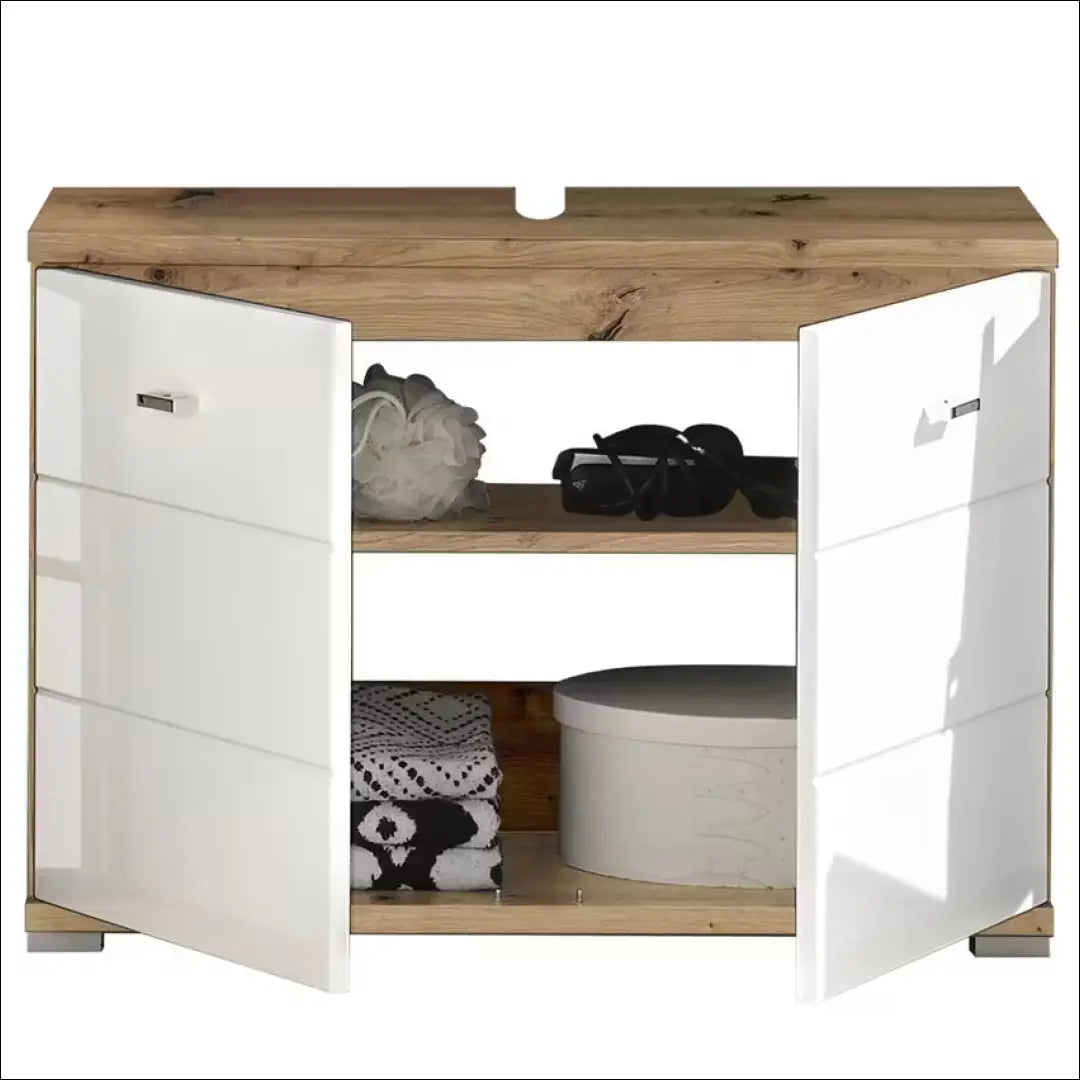 Pastatoma vonios spintelė KI1309 - €40 Save 50% 25-50, __label:Pristatymas 1-2 d.d., color-balta, color-ruda,