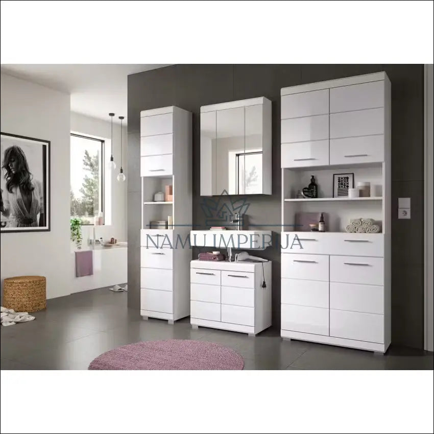 Pastatoma vonios spintelė KI1312 €135 Save 50% 100 200, __label:Pristatymas 1 2 d.d., color balta, material mdf, Push
