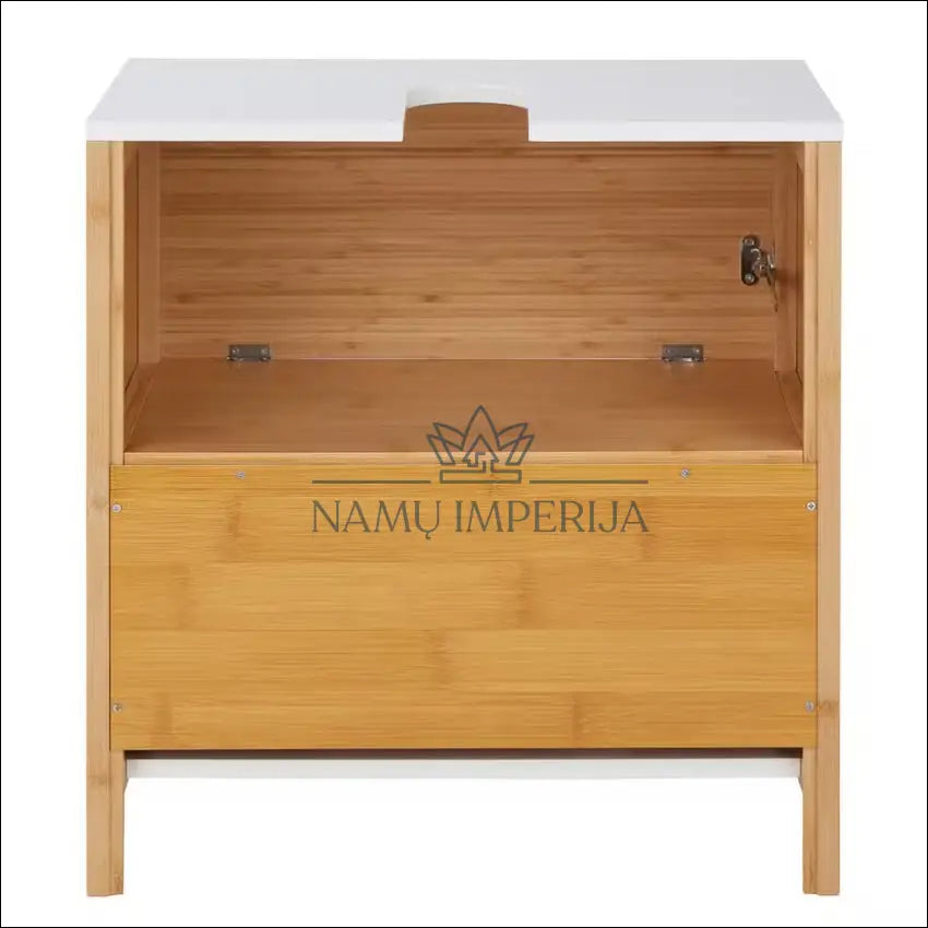 Pastatoma vonios spintelė KI1316 €40 Save 70% 25 50, __label:Pristatymas 1 2 d.d., color balta, ruda, material bambukas