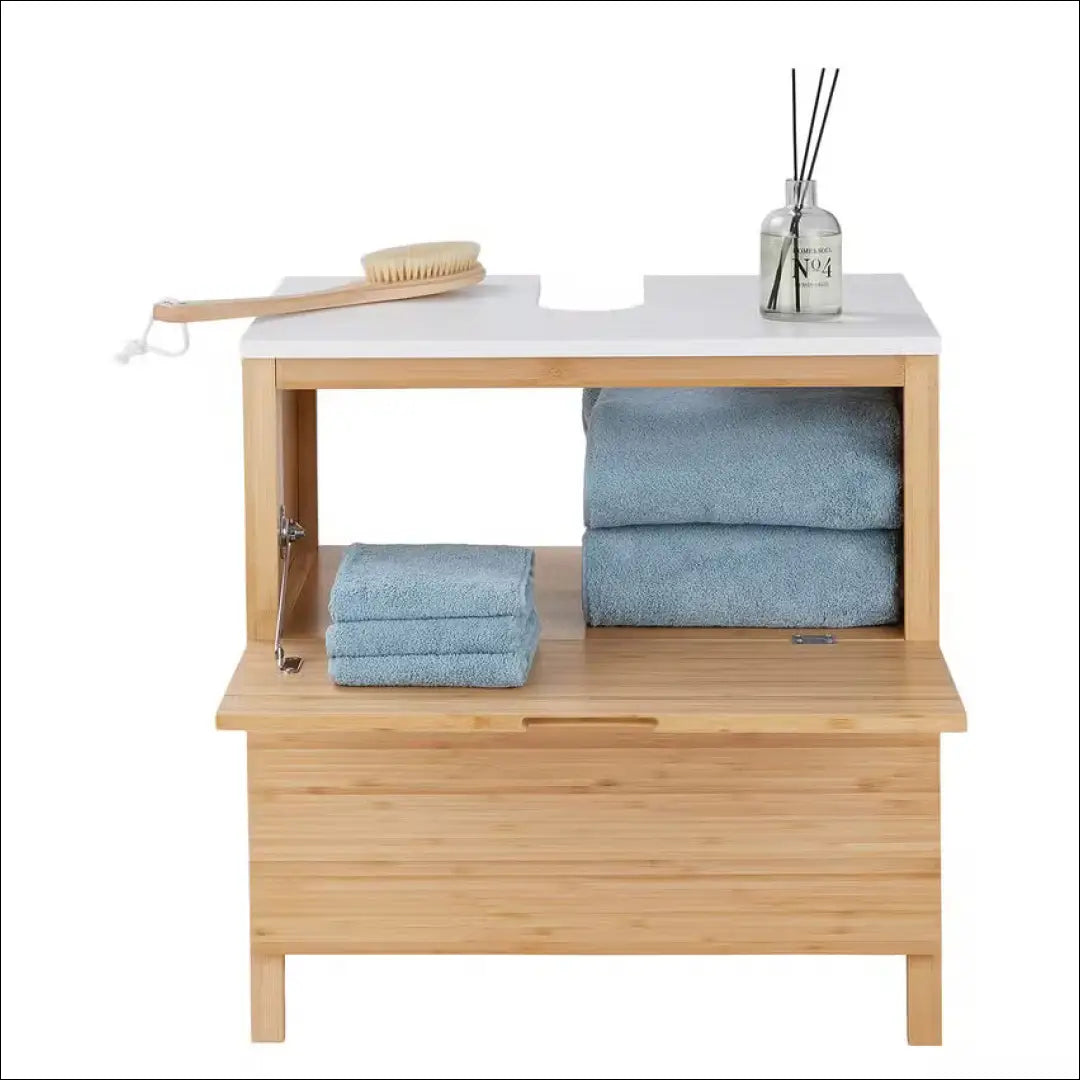 Pastatoma vonios spintelė KI1316 - €40 Save 70% 25-50, __label:Pristatymas 1-2 d.d., color-balta, color-ruda,