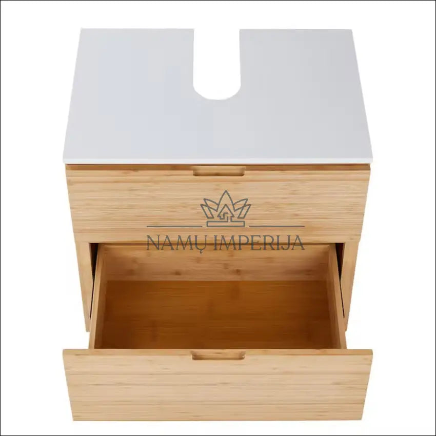 Pastatoma vonios spintelė KI1316 €40 Save 70% 25 50, __label:Pristatymas 1 2 d.d., color balta, ruda, material bambukas