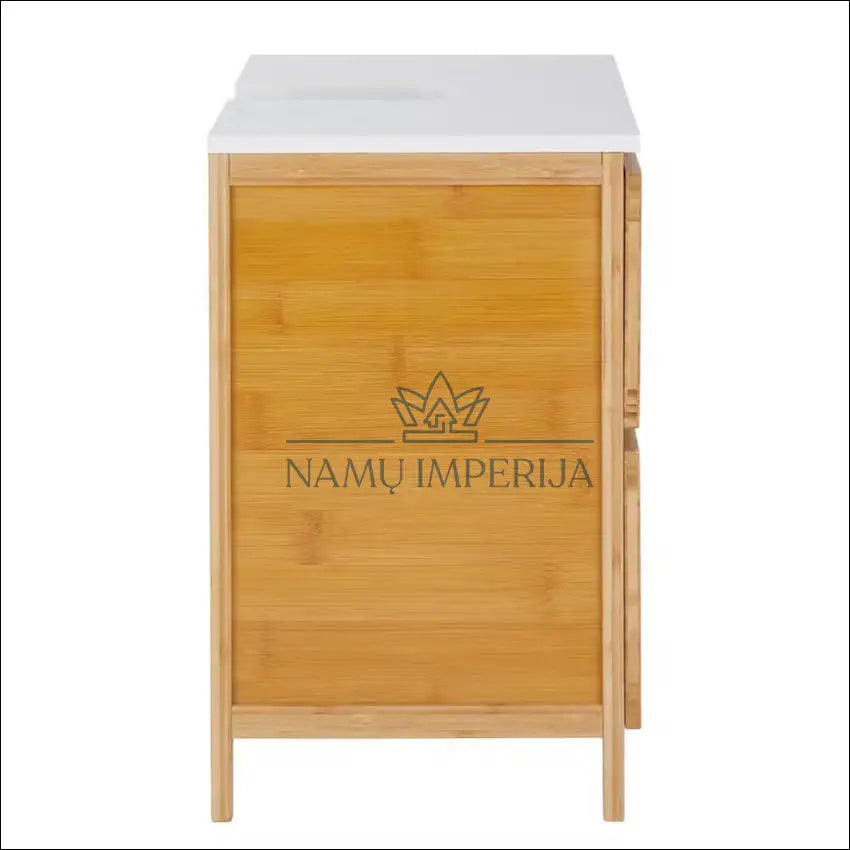 Pastatoma vonios spintelė KI1316 €40 Save 70% 25 50, __label:Pristatymas 1 2 d.d., color balta, ruda, material bambukas
