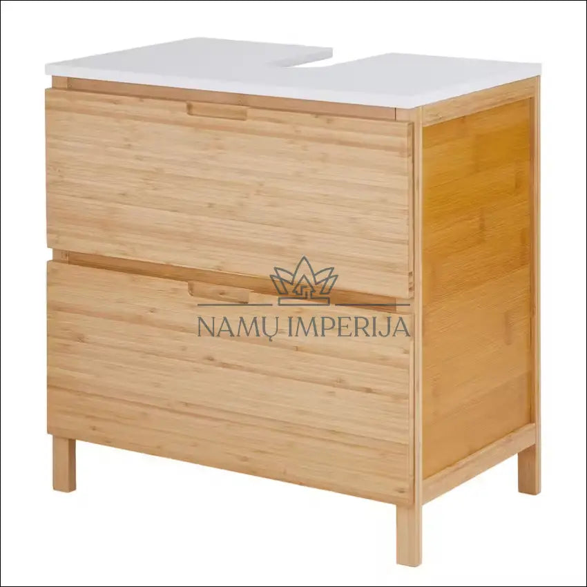 Pastatoma vonios spintelė KI1316 €40 Save 70% 25 50, __label:Pristatymas 1 2 d.d., color balta, ruda, material bambukas