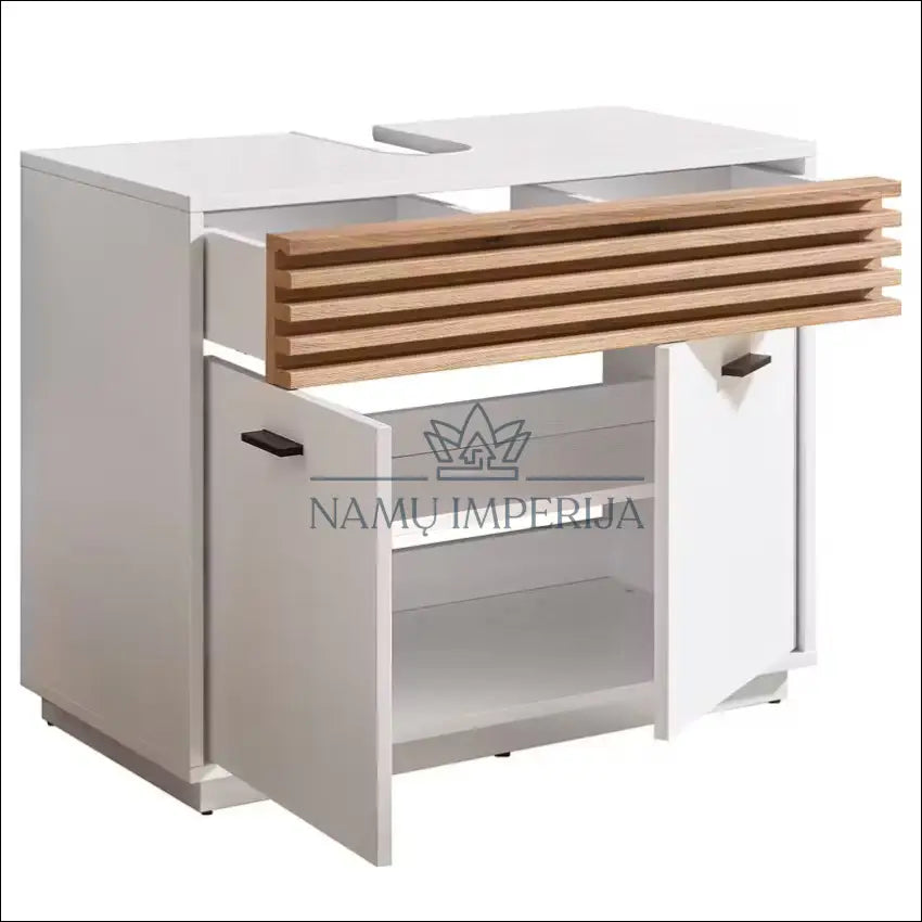 Pastatoma vonios spintelė KI1319 €55 Save 50% 50 100, __label:Pristatymas 1 2 d.d., color balta, ruda, material mediena
