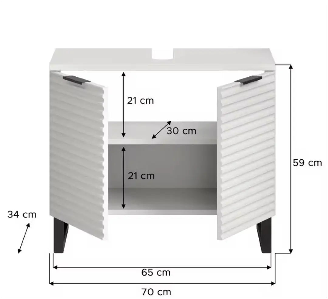 Pastatoma vonios spintelė KI1323 - €63 Save 50% 50-100, __label:Pristatymas 1-2 d.d., color-balta, color-juoda,