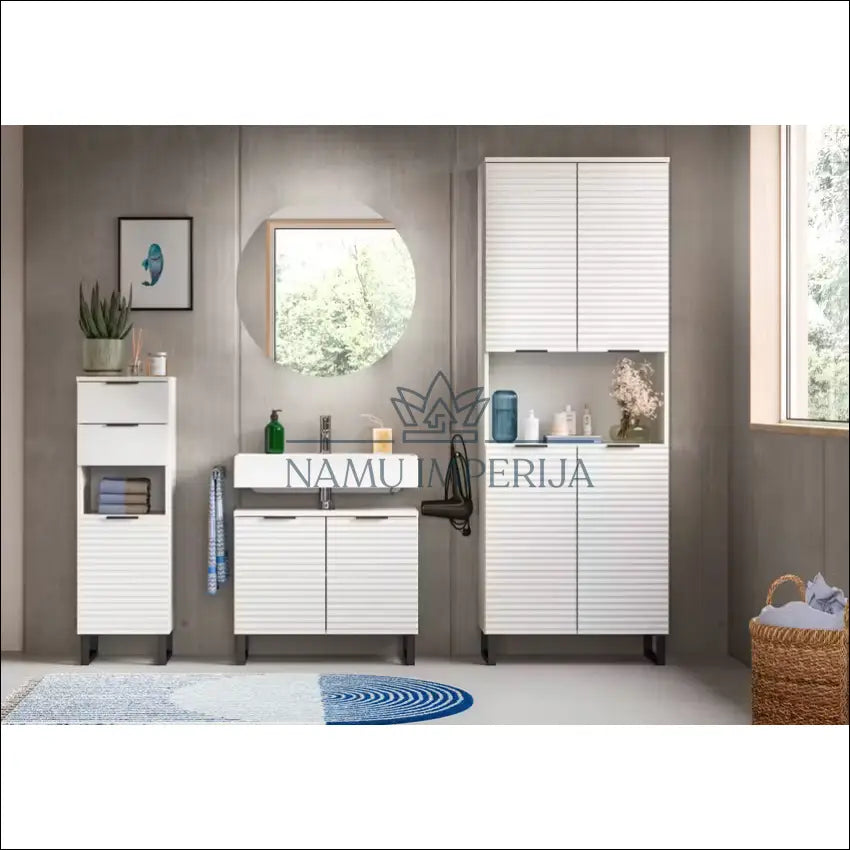 Pastatoma vonios spintelė KI1323 - €63 Save 50% 50-100, __label:Pristatymas 1-2 d.d., color-balta, color-juoda,