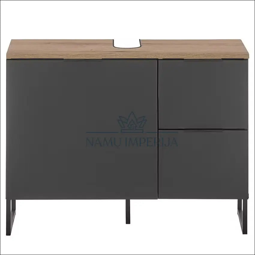 Pastatoma vonios spintelė KI1324 - €65 Save 50% 50-100, __label:Pristatymas 1-2 d.d., color-juoda, color-ruda,