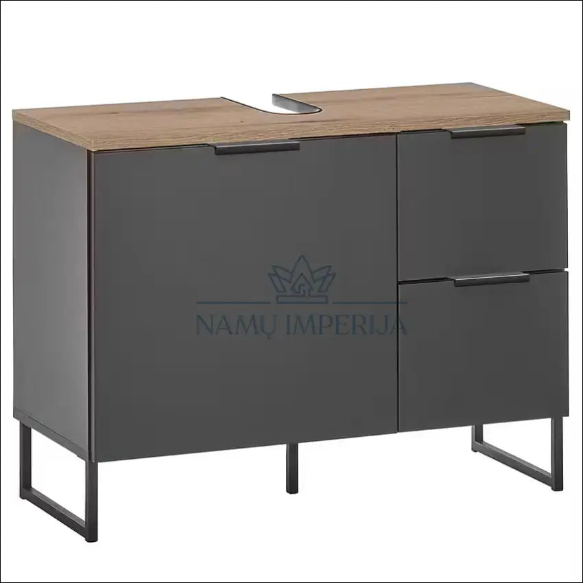 Pastatoma vonios spintelė KI1324 - €65 Save 50% 50-100, __label:Pristatymas 1-2 d.d., color-juoda, color-ruda,