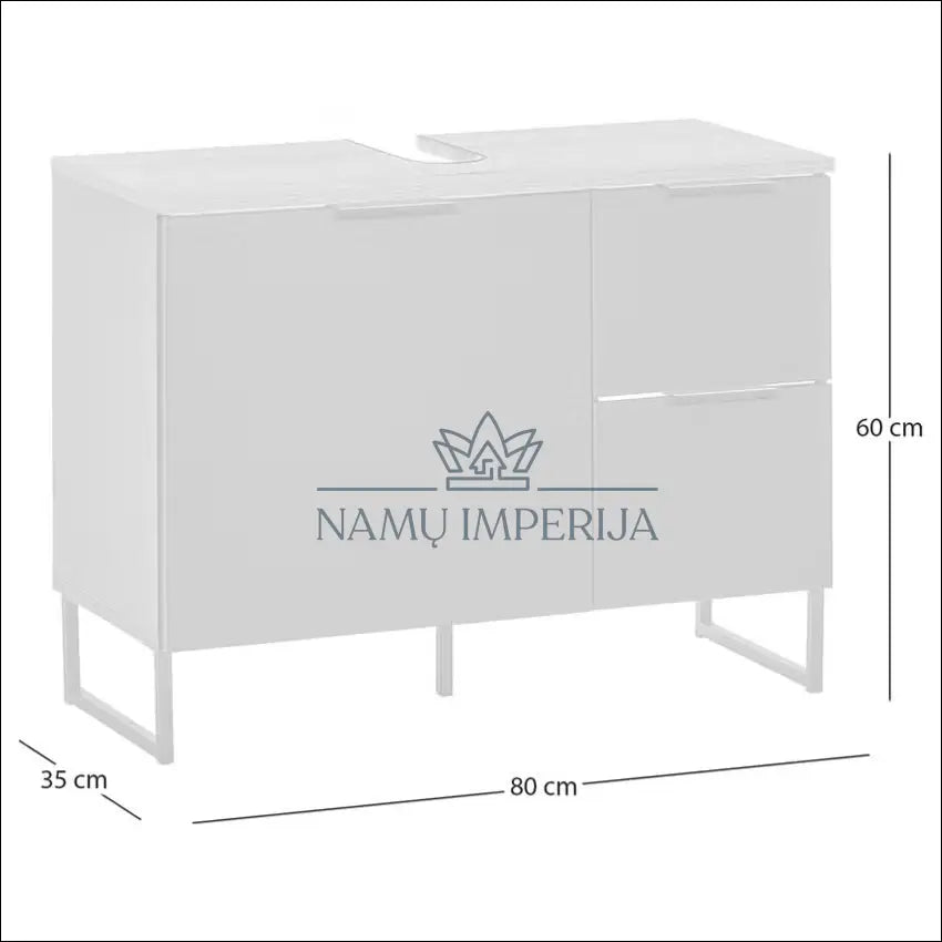 Pastatoma vonios spintelė KI1324 - €65 Save 50% 50-100, __label:Pristatymas 1-2 d.d., color-juoda, color-ruda,