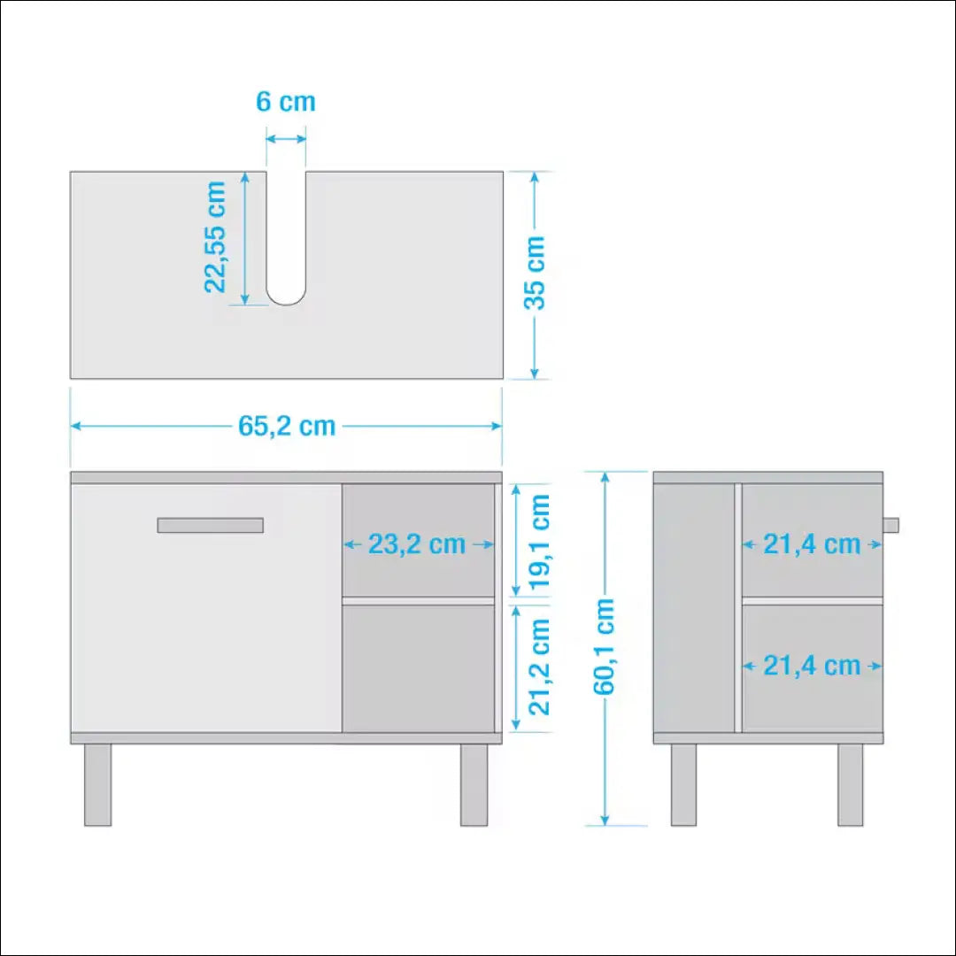 Pastatoma vonios spintelė KI1327 - €53 Save 50% 50-100, __label:Pristatymas 1-2 d.d., color-pilka, color-ruda,