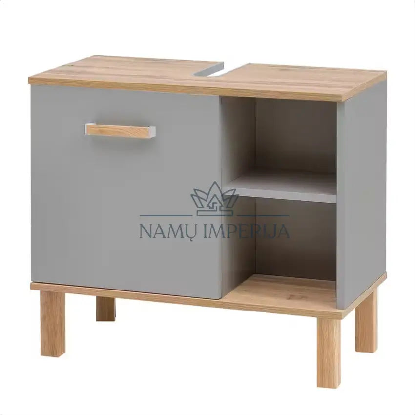 Pastatoma vonios spintelė KI1327 - €53 Save 50% 50-100, __label:Pristatymas 1-2 d.d., color-pilka, color-ruda,