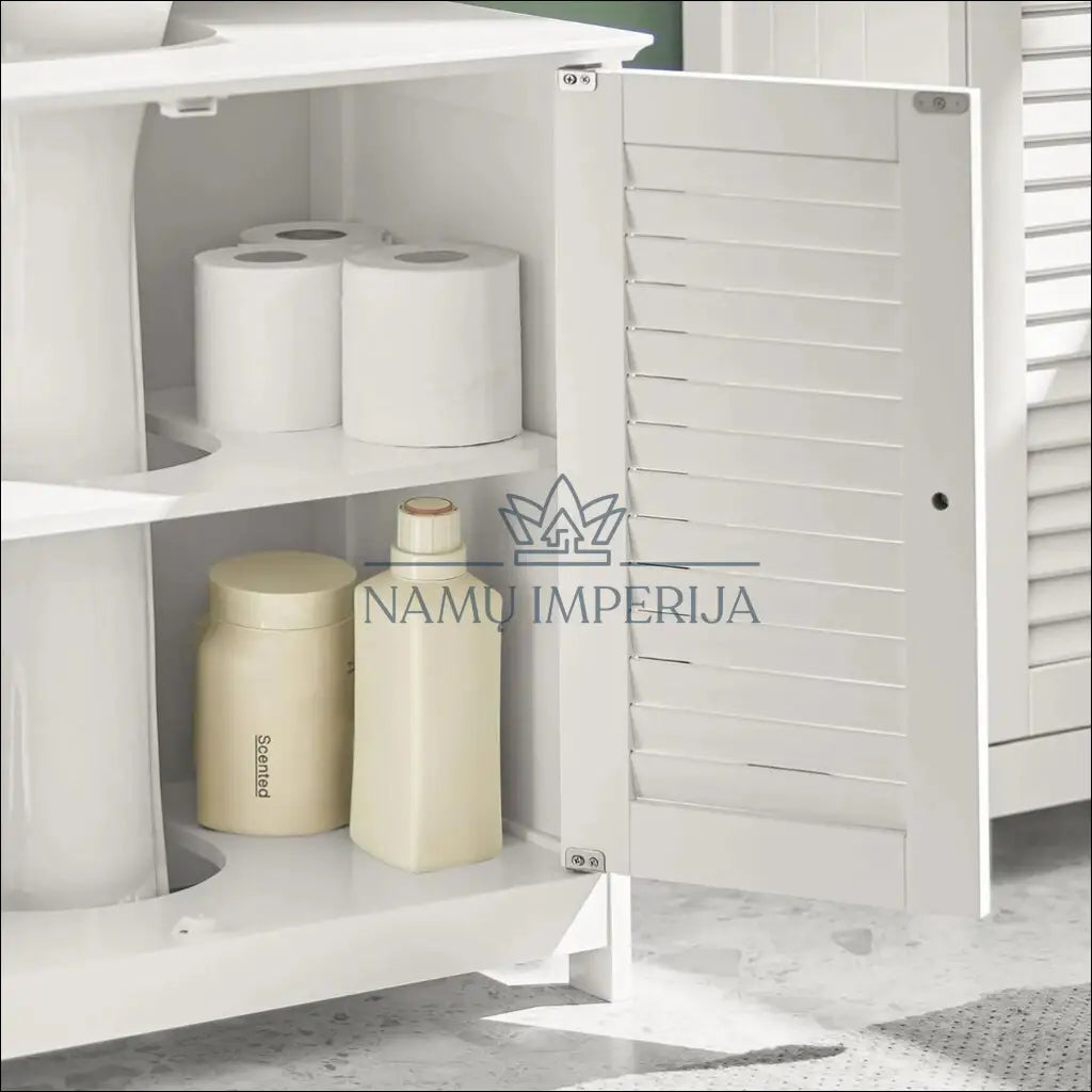 Pastatoma vonios spintelė KI1357 - €46 Save 50% 25-50, __label:Pristatymas 1-2 d.d., color-balta, material-mdf,