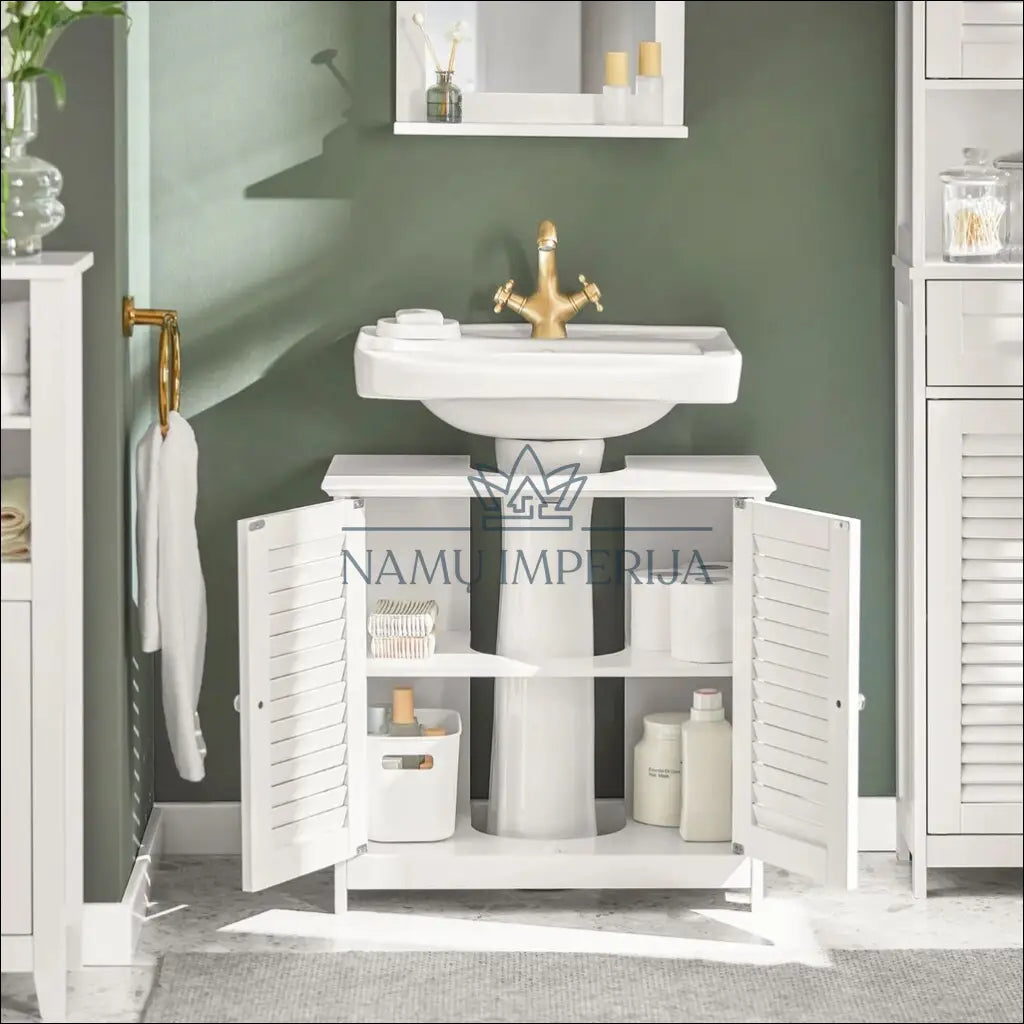 Pastatoma vonios spintelė KI1357 - €46 Save 50% 25-50, __label:Pristatymas 1-2 d.d., color-balta, material-mdf,