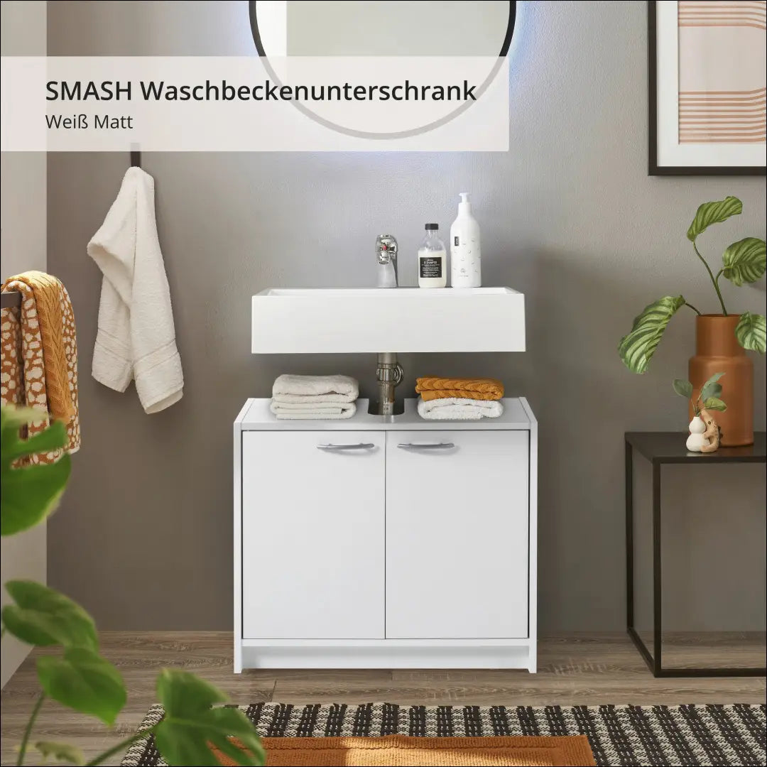 Pastatoma vonios spintelė KI1518 - €19 Save 65% __label:Pristatymas 1-2 d.d., color-balta, material-mediena, pazeistas,