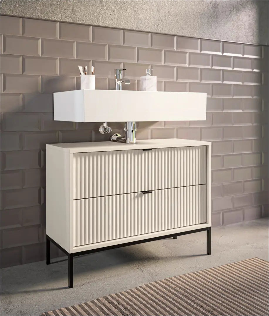 Pastatoma vonios spintelė KI1687 - €100 Save 50% 100-200, __label:Pristatymas 1-2 d.d., color-smelio, material-mediena,