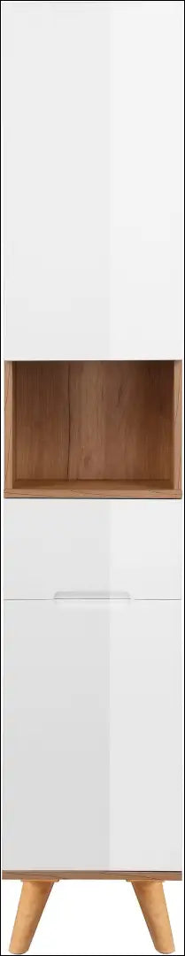 Pastatoma vonios spintelė KI1702 - €90 Save 50% 50-100, __label:Pristatymas 1-2 d.d., color-balta, color-ruda,