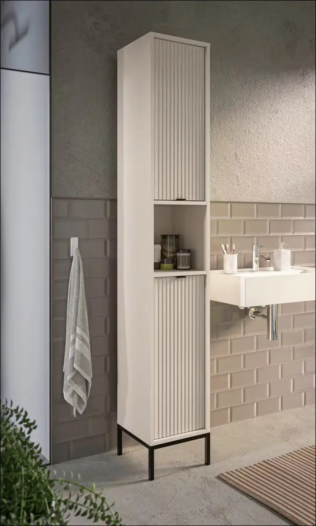 Pastatoma vonios spintelė KI1738 - €124 Save 50% 100-200, __label:Pristatymas 1-2 d.d., color-smelio, material-mdf,