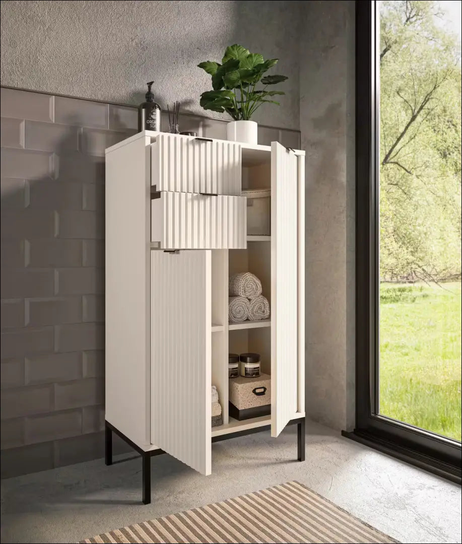 Pastatoma vonios spintelė KI1745 - €120 Save 50% 100-200, __label:Pristatymas 1-2 d.d., color-smelio, material-mediena,
