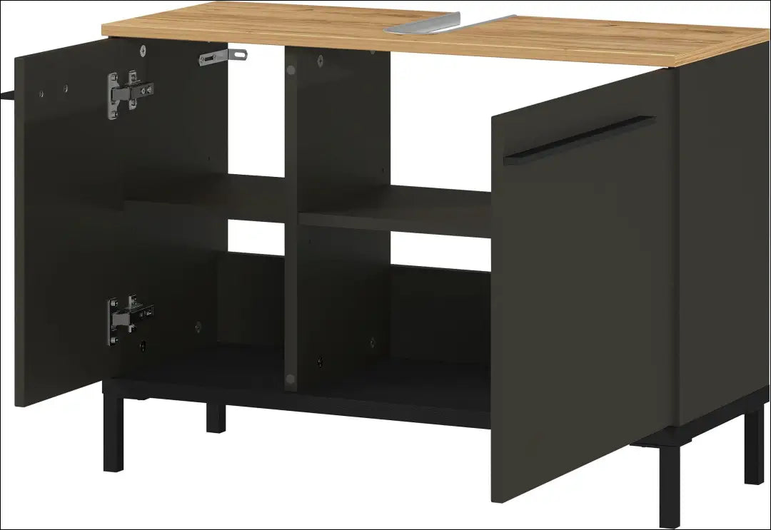 Pastatoma vonios spintelė KI1746 - €95 Save 50% 50-100, __label:Pristatymas 1-2 d.d., color-pilka, color-ruda,