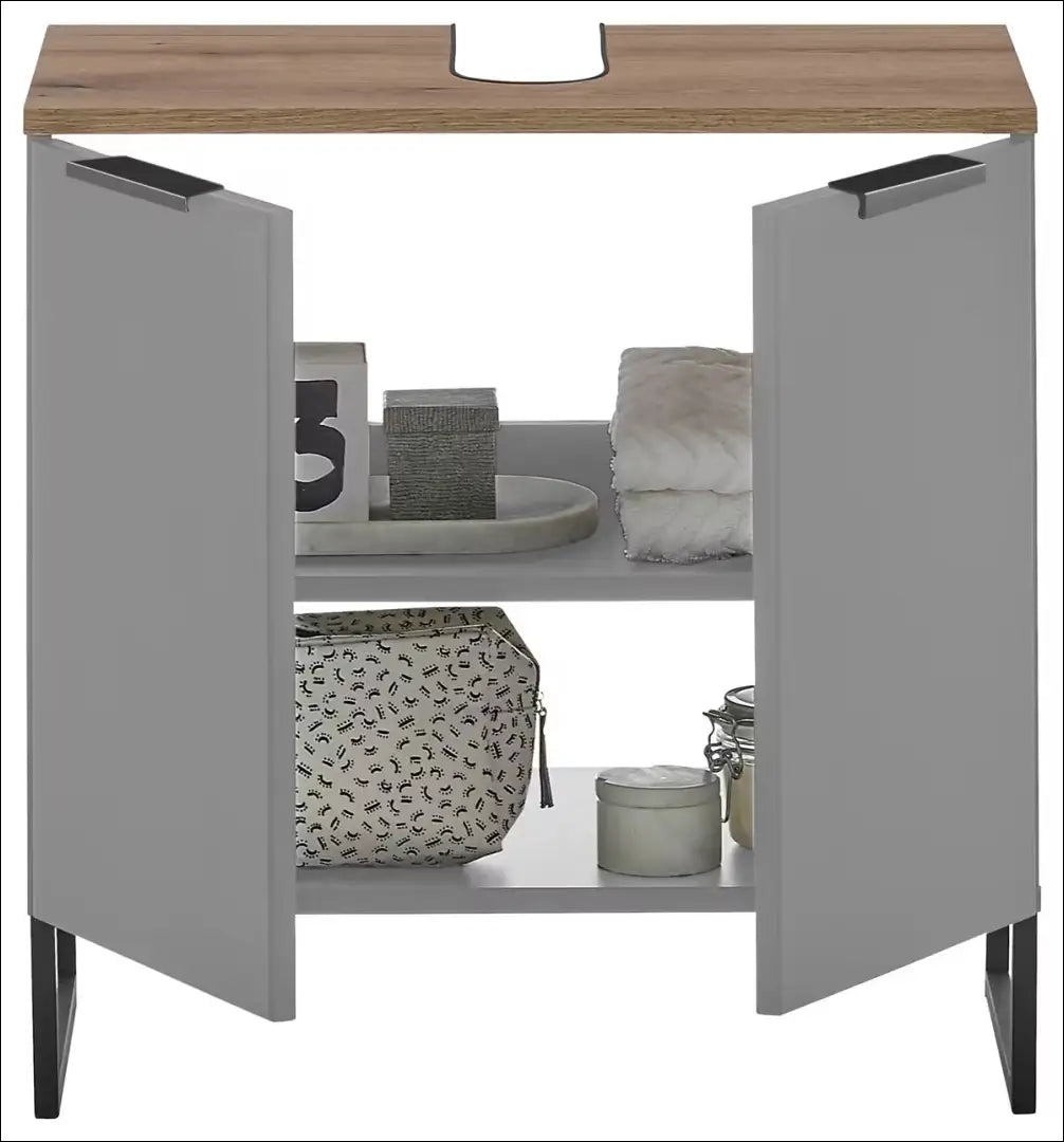 Pastatoma vonios spintelė KI1755 - €73 Save 50% 50-100, __label:Pristatymas 1-2 d.d., color-pilka, color-ruda,