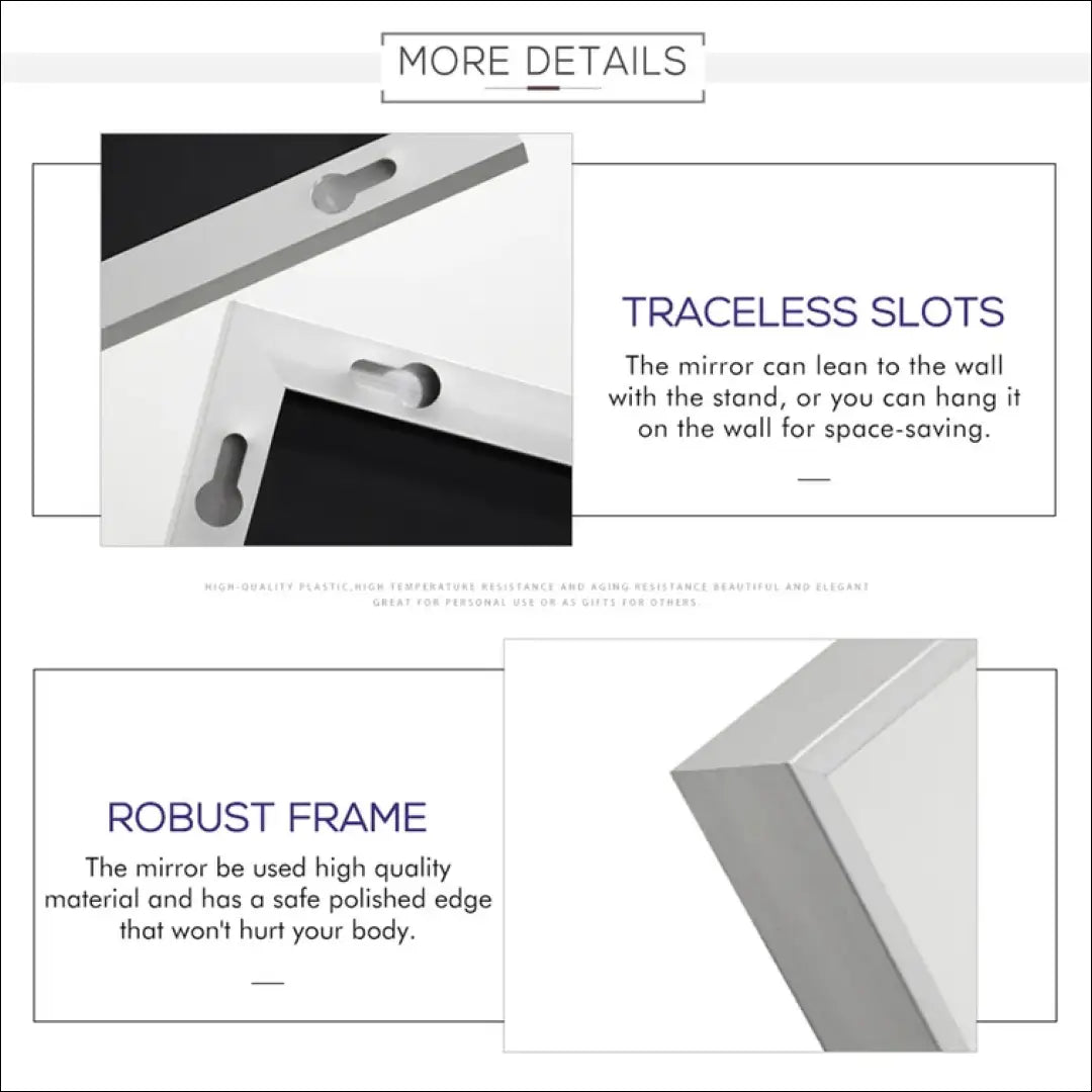 Pastatomas/pakabinamas veidrodis DI7076 - €59 Save 60% 50-100, __label:Pristatymas 1-2 d.d., color-sidabrine,