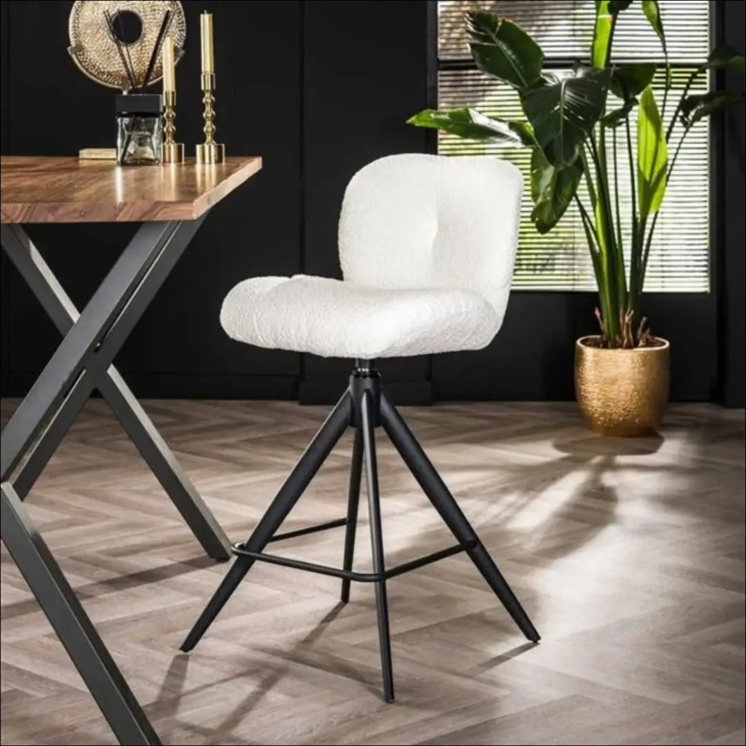 Pasukama baro kėdė VI607 - €76 Save 65% 50-100, __label:Pristatymas 1-2 d.d., baro-kedes, color-balta, color-juoda €50