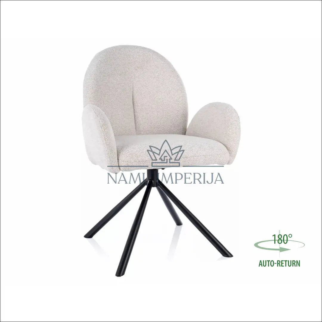Pasukama kėdė AL017 - €127 Save 20% 100-200, __label:Pristatymas 5-14 d.d., color-kremas, color-pilka, kedes-valgomojo