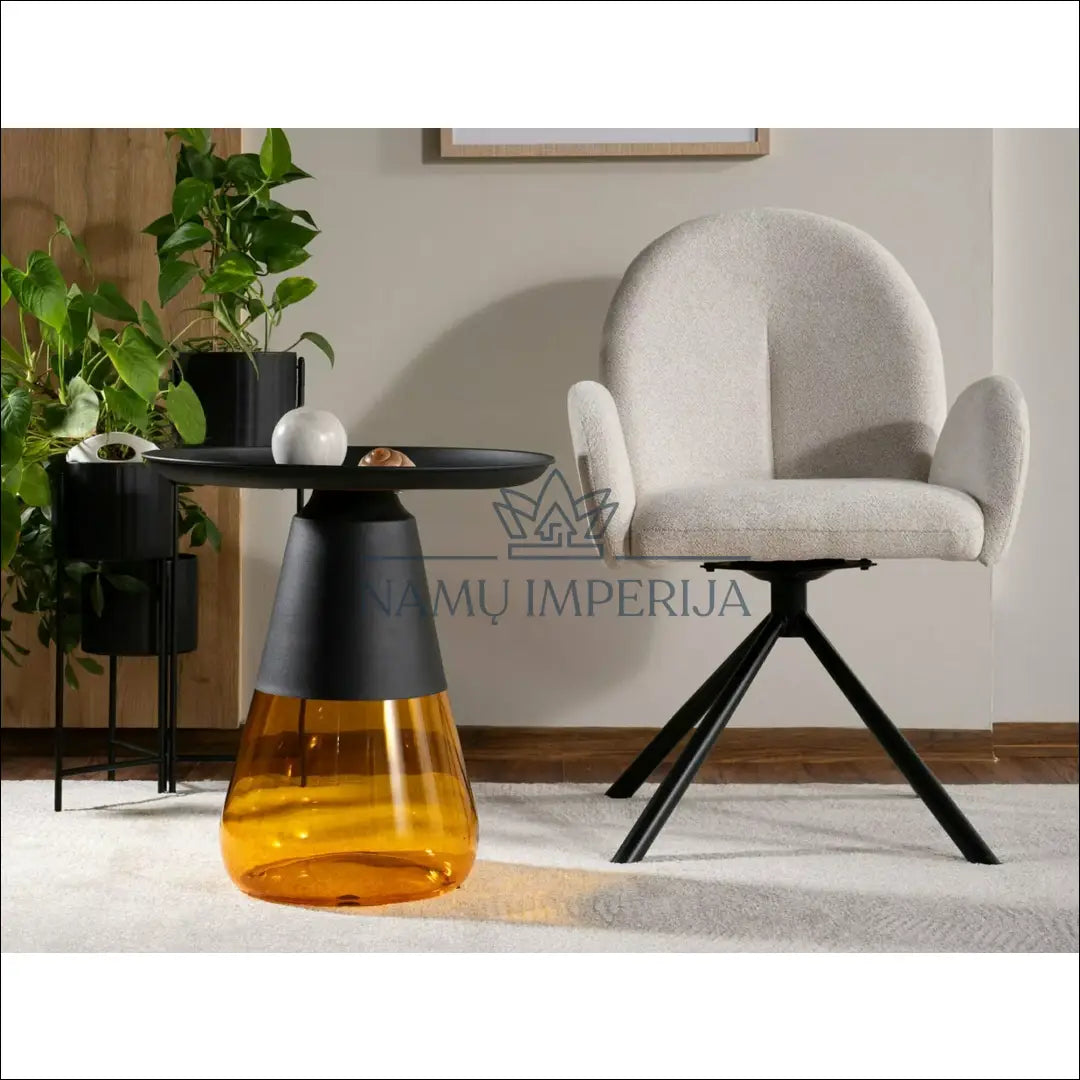 Pasukama kėdė AL017 - 100-200, __label:Pristatymas 5-14 d.d., color-kremas, color-pilka, kedes-valgomojo €100 to €200