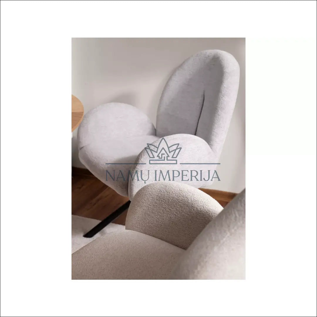 Pasukama kėdė AL017 - 100-200, __label:Pristatymas 5-14 d.d., color-kremas, color-pilka, kedes-valgomojo €100 to €200
